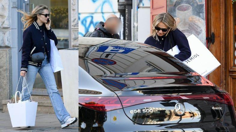 Małgorzata Socha przyłapana na zakupach. Odjechała mercedesem wartym krocie