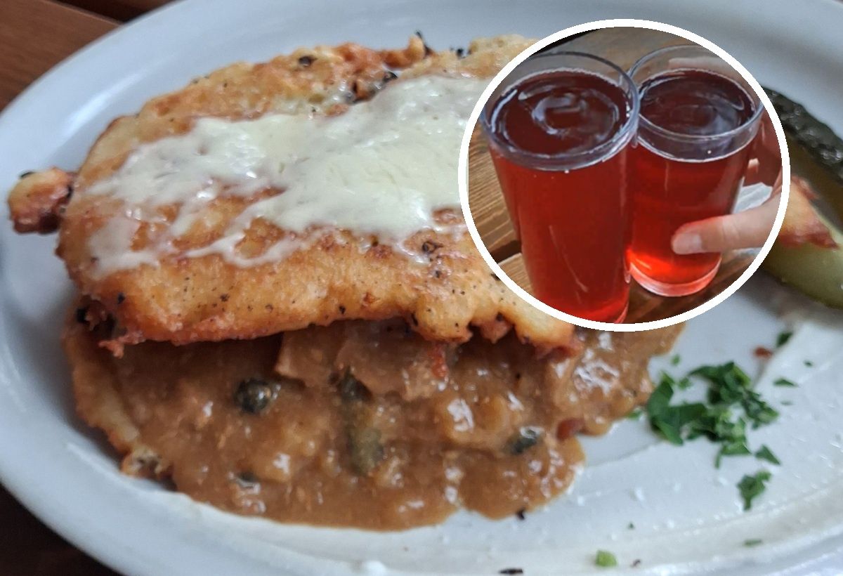 Obiad w barze mlecznym w Zakopanem. Jedzenie super, ale cena za kompot powala
