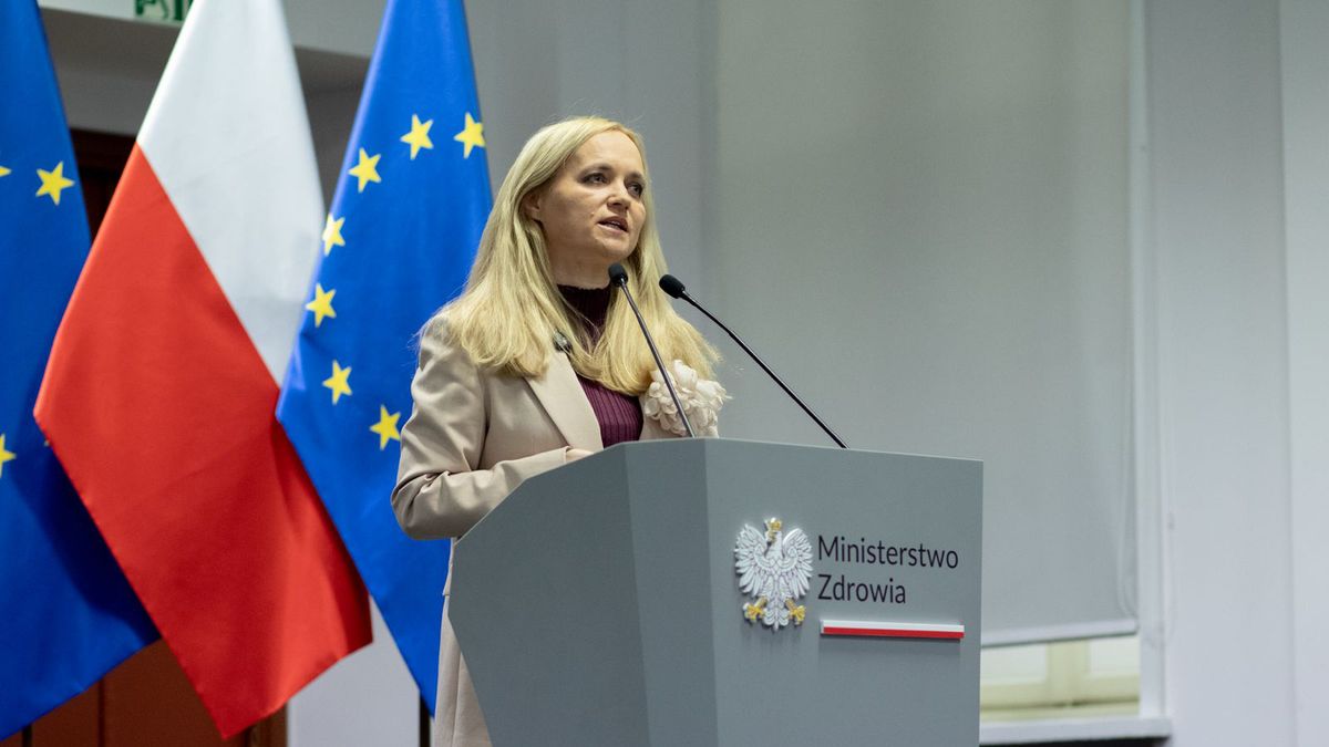 Jolanta Sobierańska-Grenda podczas konferencji 