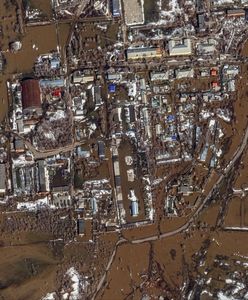 "Kolosalna skala powodzi". Publikują zdjęcia satelitarne z Rosji