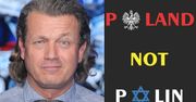 Jarosław Jakimowicz wyraża na Facebooku niechęć do Żydów: "POLAND NOT POLIN"