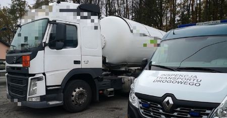 Prowadził cysternę z gazem pod wpływem alkoholu
