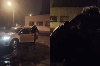 Opuściła auto, koła się kręciły. "Mogę parkować, gdzie mi się podoba"