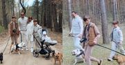 Małgorzata Rozenek chwali się swoją PERFEKCYJNĄ RODZINĄ podczas spaceru w leśnej scenerii