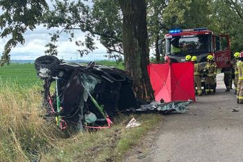 Sulimy. Tragiczny finał wyprzedzania. Nie żyje kierująca hyundaiem
