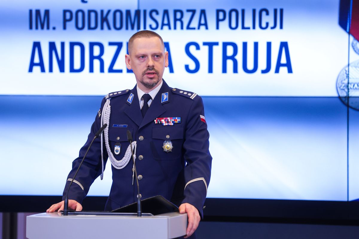 P.O komendanta głównego policji insp. Marek Boroń