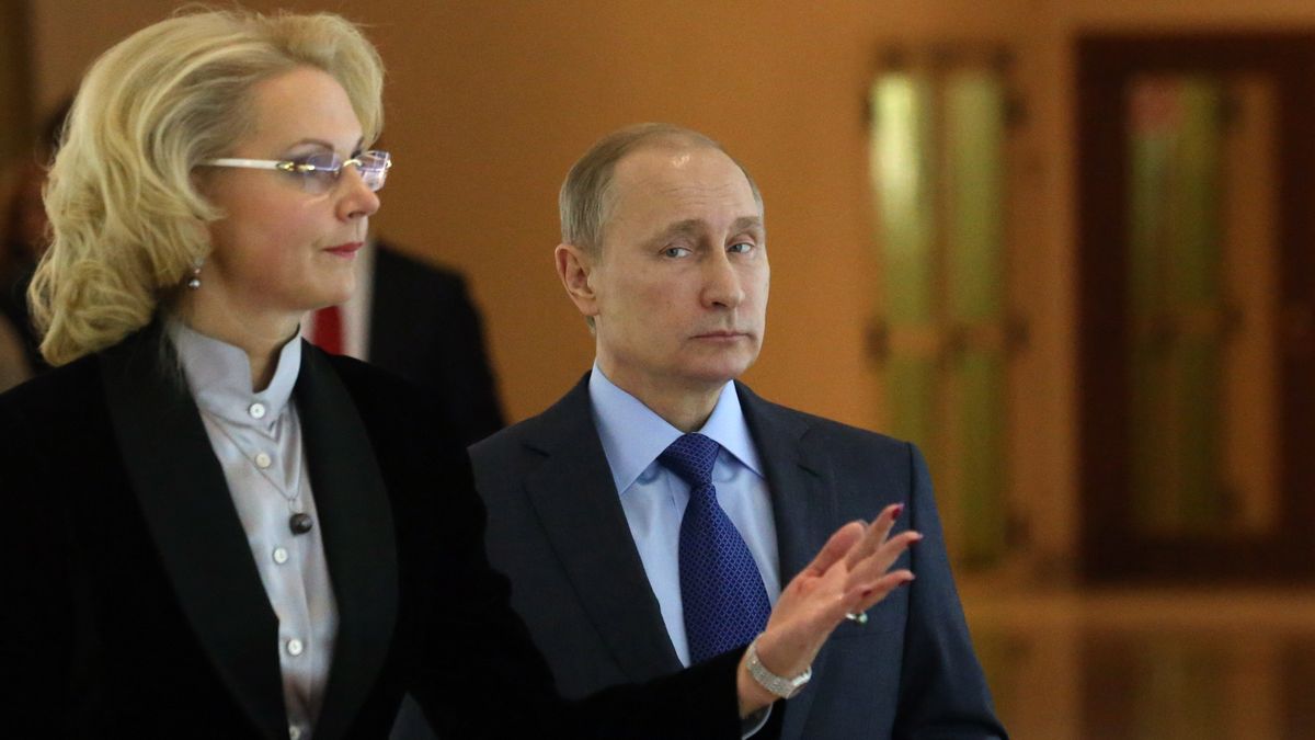 Od lewej: Tatiana Golikowa i Władimir Putin