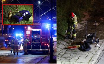 Tragiczny wypadek w Krakowie. Rodzice zgineli, dziecko w szpitalu