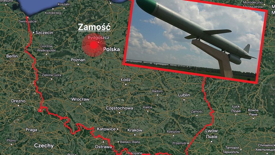 Rakieta pod Bydgoszczą