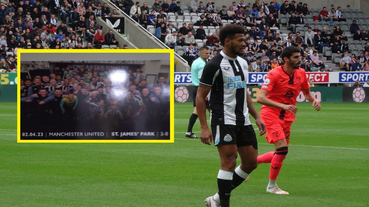 Baner w ośrodku treningowym Newcastle United wywołał dyskusje