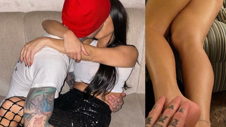 Travis Barker wrzuca ostre zdjęcia z Kourtney Kardashian