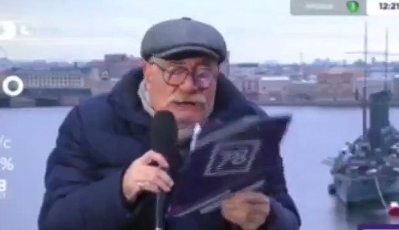 Wpadka prezentera pogody z Rosji. Nagranie obiegło sieć