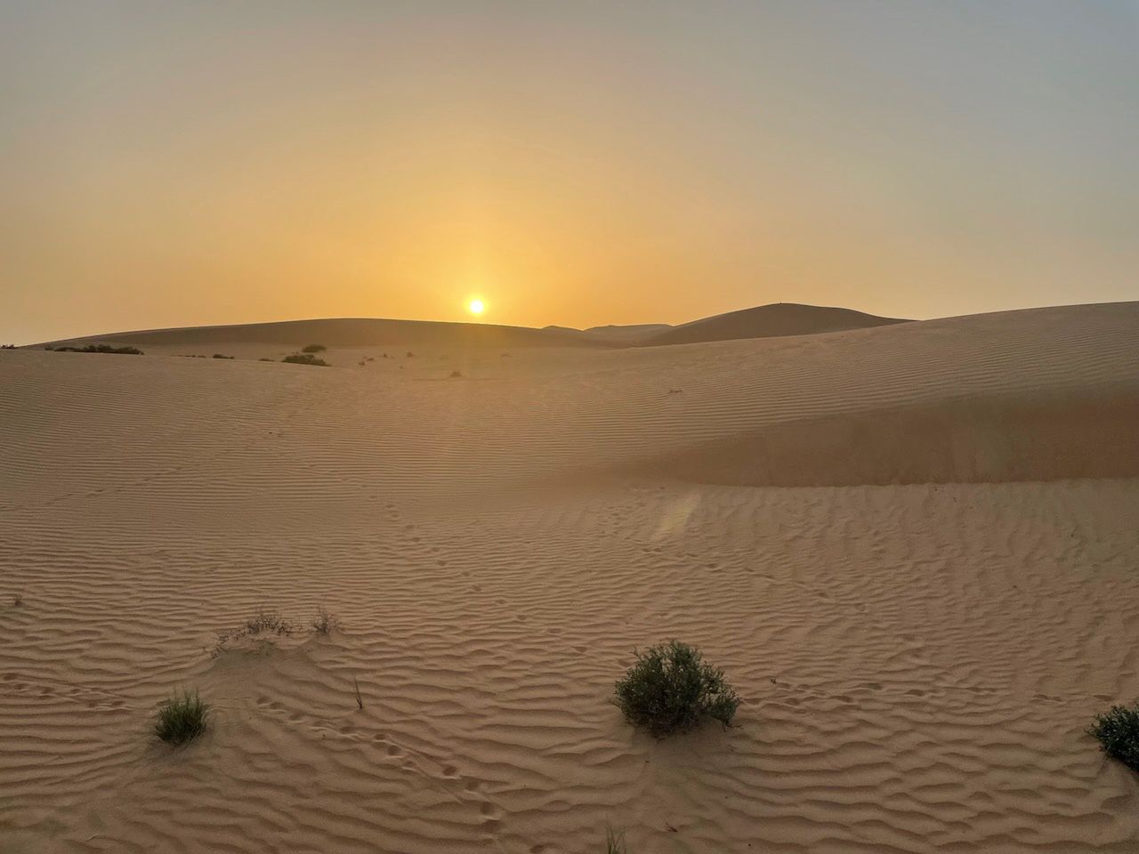 Noc na pustyni w Dubaju