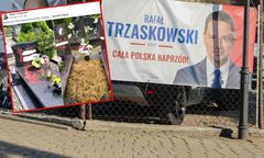 Powiesili plakaty z Trzaskowskim. Ktoś zniszczył groby ich bliskich