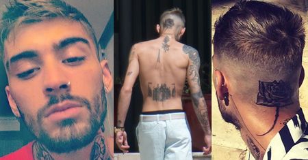 Zayn Malik wytatuował sobie... RÓŻĘ NA GŁOWIE. Przechodzi załamanie nerwowe? (ZDJĘCIA)