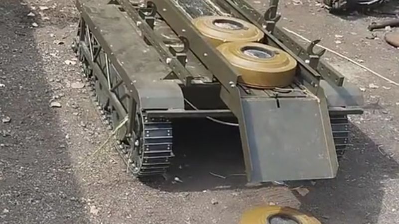 Ukraiński robot minujący. 