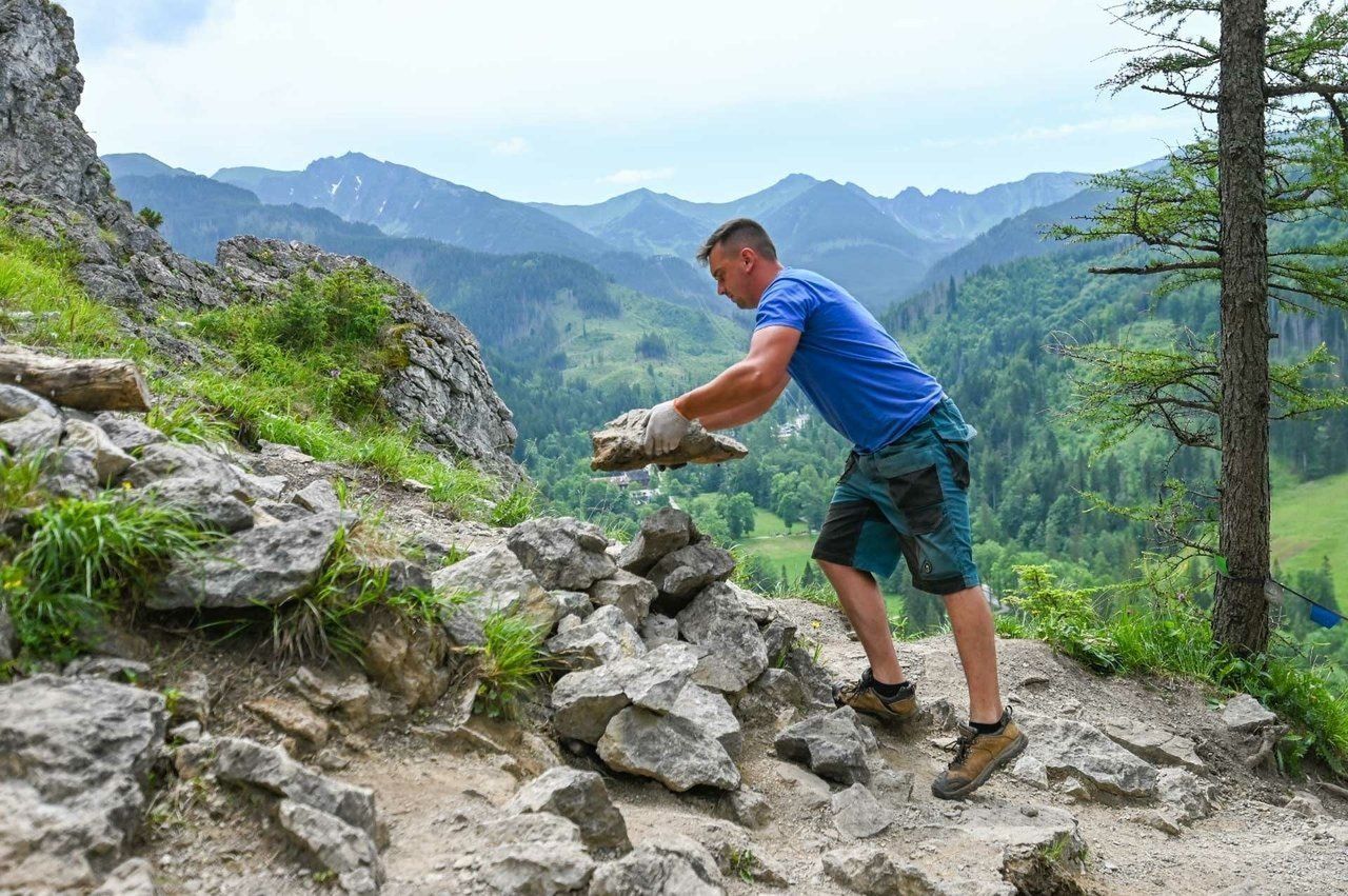 Rusza remont popularnego szlaku w Tatrach. Szlak przez Boczań pozostaje otwarty, ale będą utrudnienia