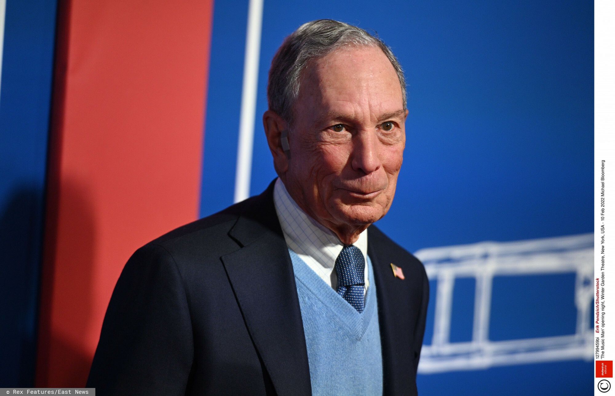 Premiera sztuki The Music ManMandatory Credit: Photo by Erik Pendzich/Shutterstock (12799459bi)  Michael Bloomberg  'The Music Man' opening night, Winter Garden Theatre, New York, USA - 10 Feb 2022Erik Pendzich/Shutterstock