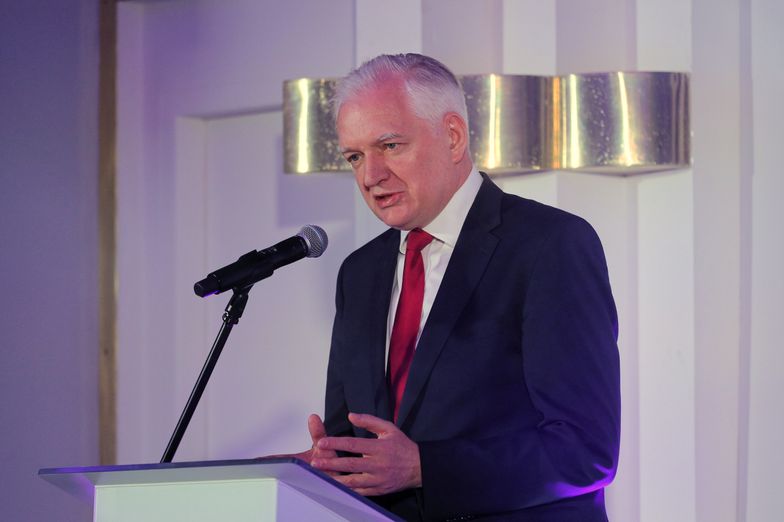 Warszawa, 21.05.2022. Prezes Porozumienia Jarosław Gowin podczas konwencji programowej swojego ugrupowania, 21 bm. w Centrum Prasowym Foksal w Warszawie. (mr) PAP/Paweł Supernak