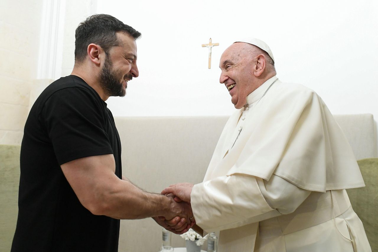 Zełenski spotkał się z papieżem Franciszkiem