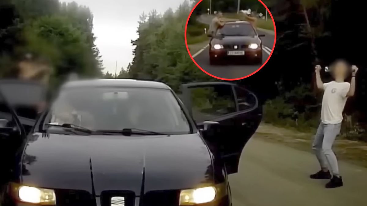 Tak wracali z imprezy. 