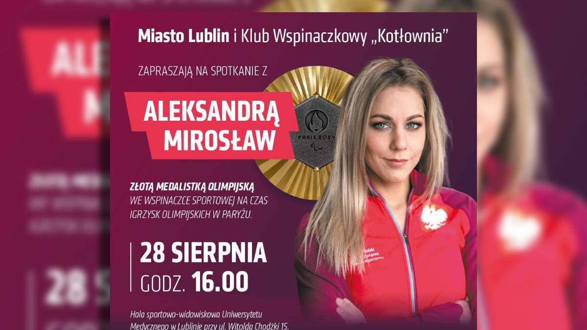 grafika Spotkanie z Aleksandrą Mirosław