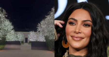 Kim Kardashian pokazała udekorowany dom na święta. Poszła na REKORD? Ilość światełek jest PORAŻAJĄCA (FOTO)