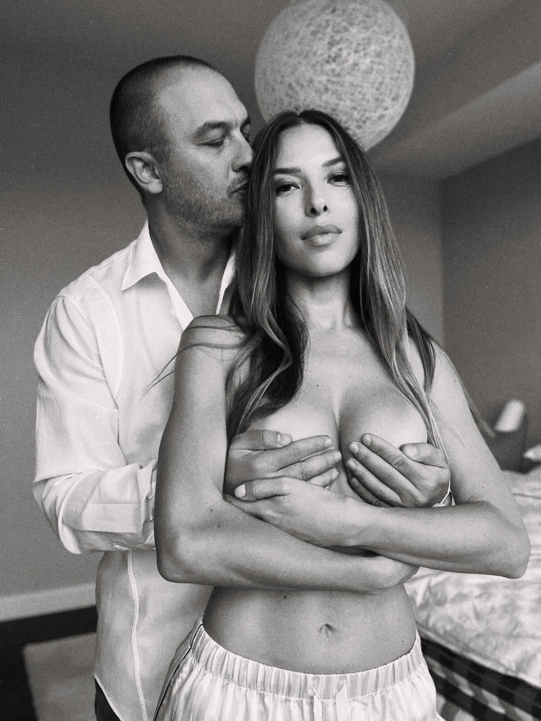 Ewa Chodakowska z mężem
