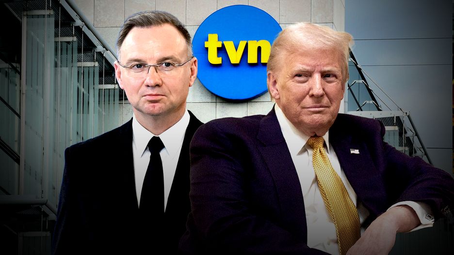 Duda w sprawie TVN i ruchu Tuska liczy na Trumpa