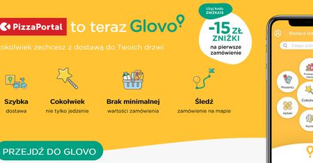 Definitywny koniec PizzaPortal.pl. Serwis zamienia się w Glovo