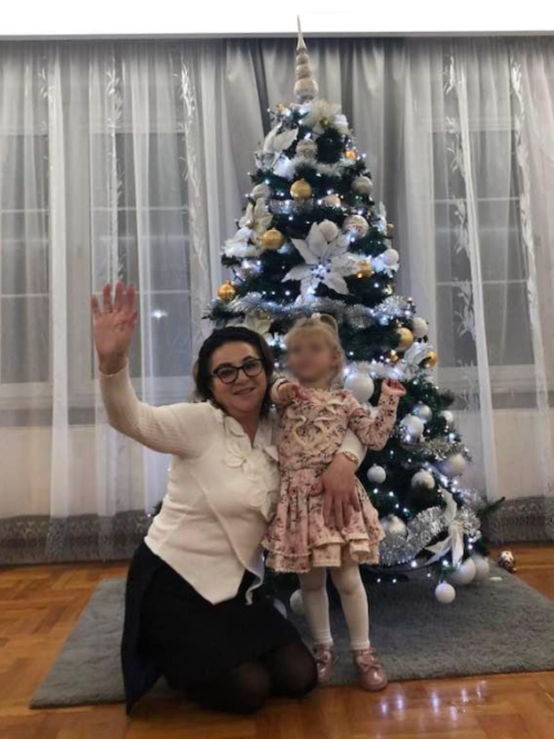 Danuta Martyniuk z wnuczką 