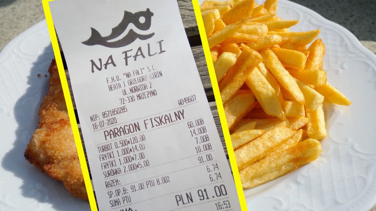 Czytelnik pokazał paragon za dwie ryby
