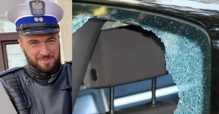 W upalny dzień zatrzasnęła psa w samochodzie. Na pomoc przybył policjant