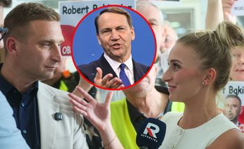 "Proszę tatusiowi przekazać". Sikorski wprost do córki Bąkiewicza