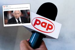 Wpadka agencji. Pomylili Kaczyńskiego