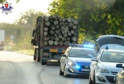 Zubowice. Ładunek spadł z ciężarówki na rowerzystę. Wypadek pod Zamościem