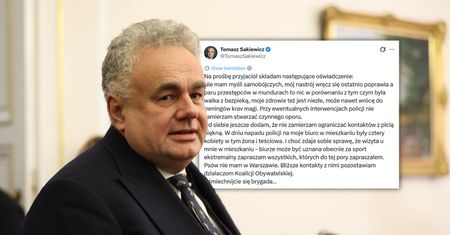 Sakiewicz wydał oświadczenie. "Nie mam myśli samobójczych"