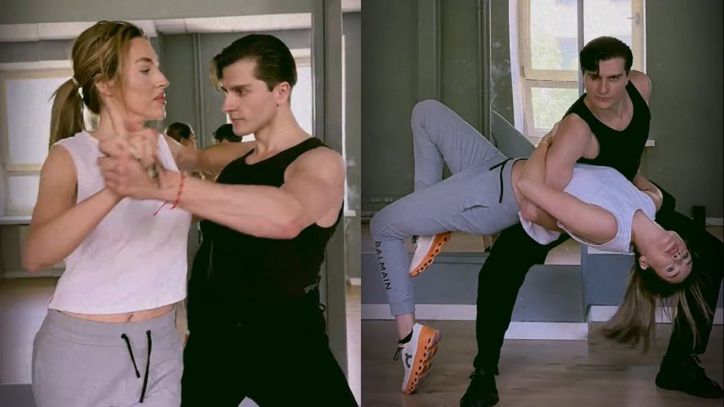 Caroline Derpienski wywija z Michałem Kassinem