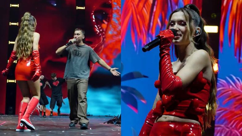 Wersow i Friz wspomogli się playbackiem na scenie