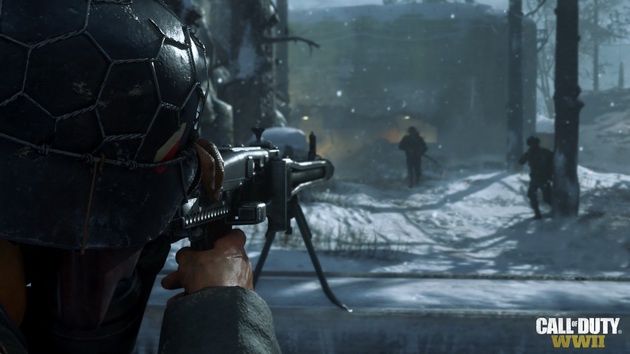 Call of Duty: WWII - mierzenie z karabinu