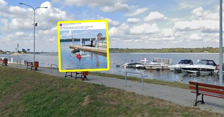 To nie fotomontaż. Niesie się zdjęcie z Włocławka. Służby w akcji
