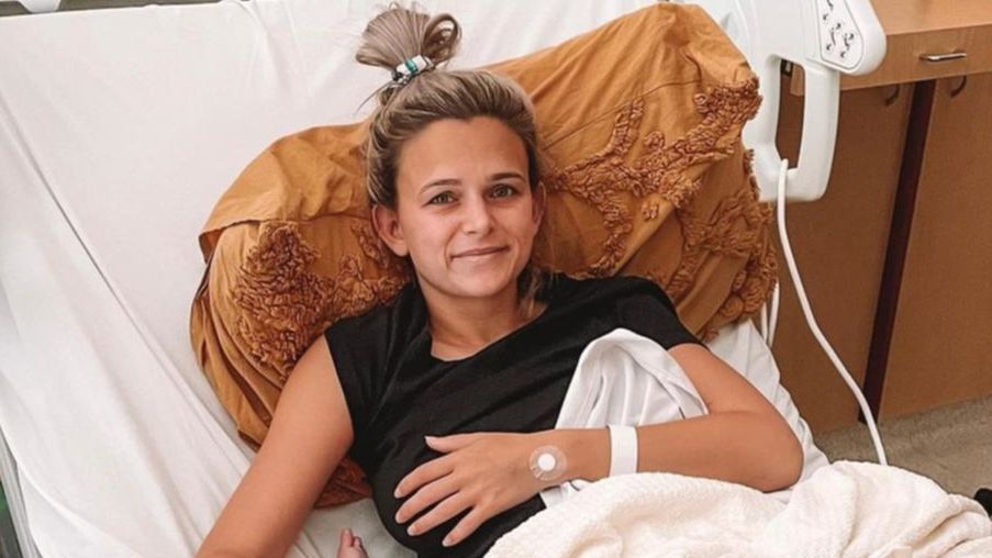 Była osłabiona po porodzie. Okazało się, że ma raka jelita