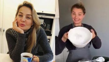 Socha pokazała kuchnię i zaczęła gotować. "Powiem tak — rodzina je"