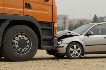 Wzdół Rządowy: Zderzenie ciężarówki z osobówką. Dwie osoby ranne