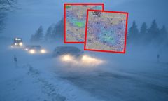 Śnieżny front przetoczy się przez Polskę. Prognoza pogody godzina po godzinie