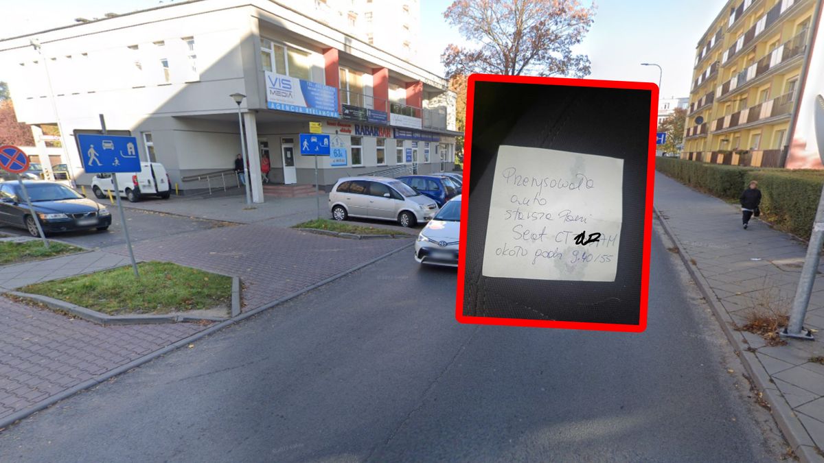 Obiła jej auto. Sprawa zgłoszona na policję.