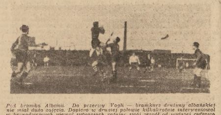Polska-Albania 1949. Pierwsze starcie