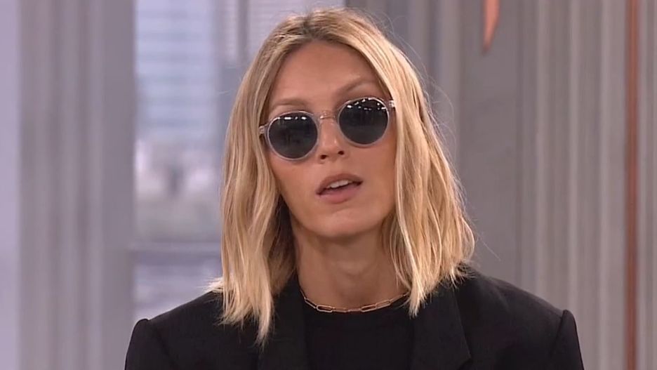 Anja Rubik gościła w "Dzień Dobry TVN". Przywdziała ciemne okulary