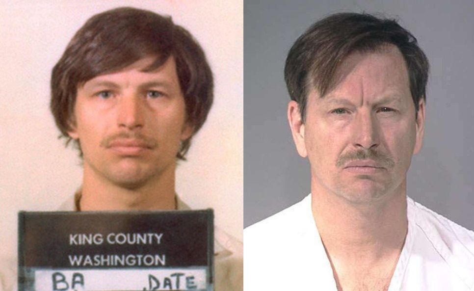 Gary Ridgway w 1982 i 2001 r.