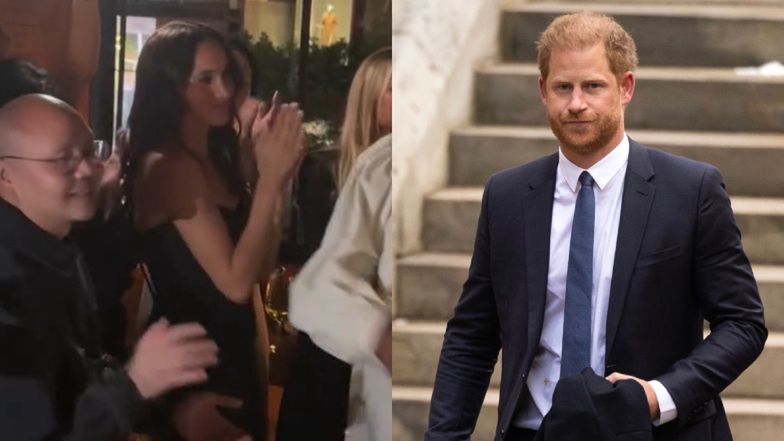 Wyluzowana Meghan Markle szaleje na imprezie w męskim towarzystwie BEZ Harry'ego